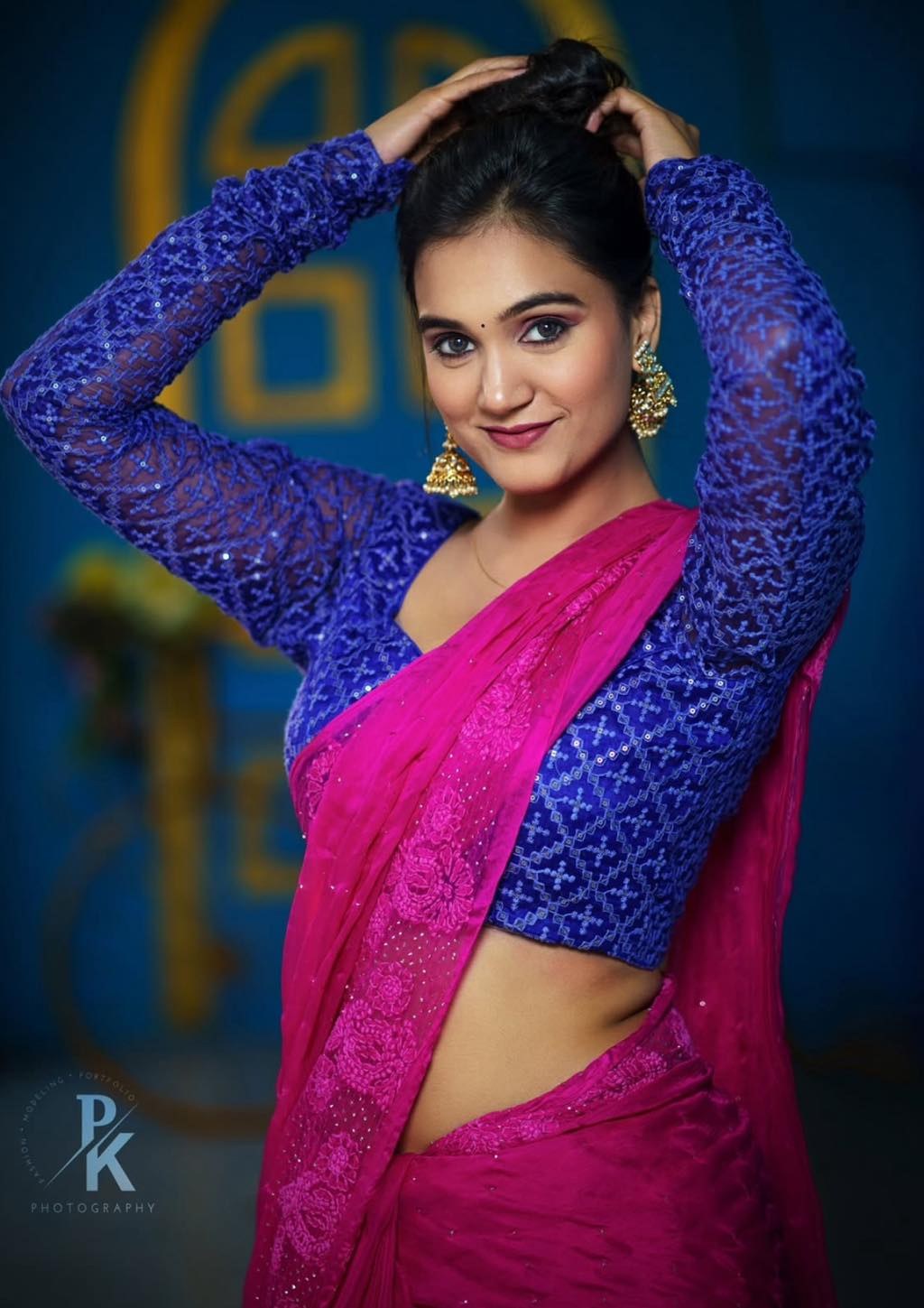 Pink Saree Pop